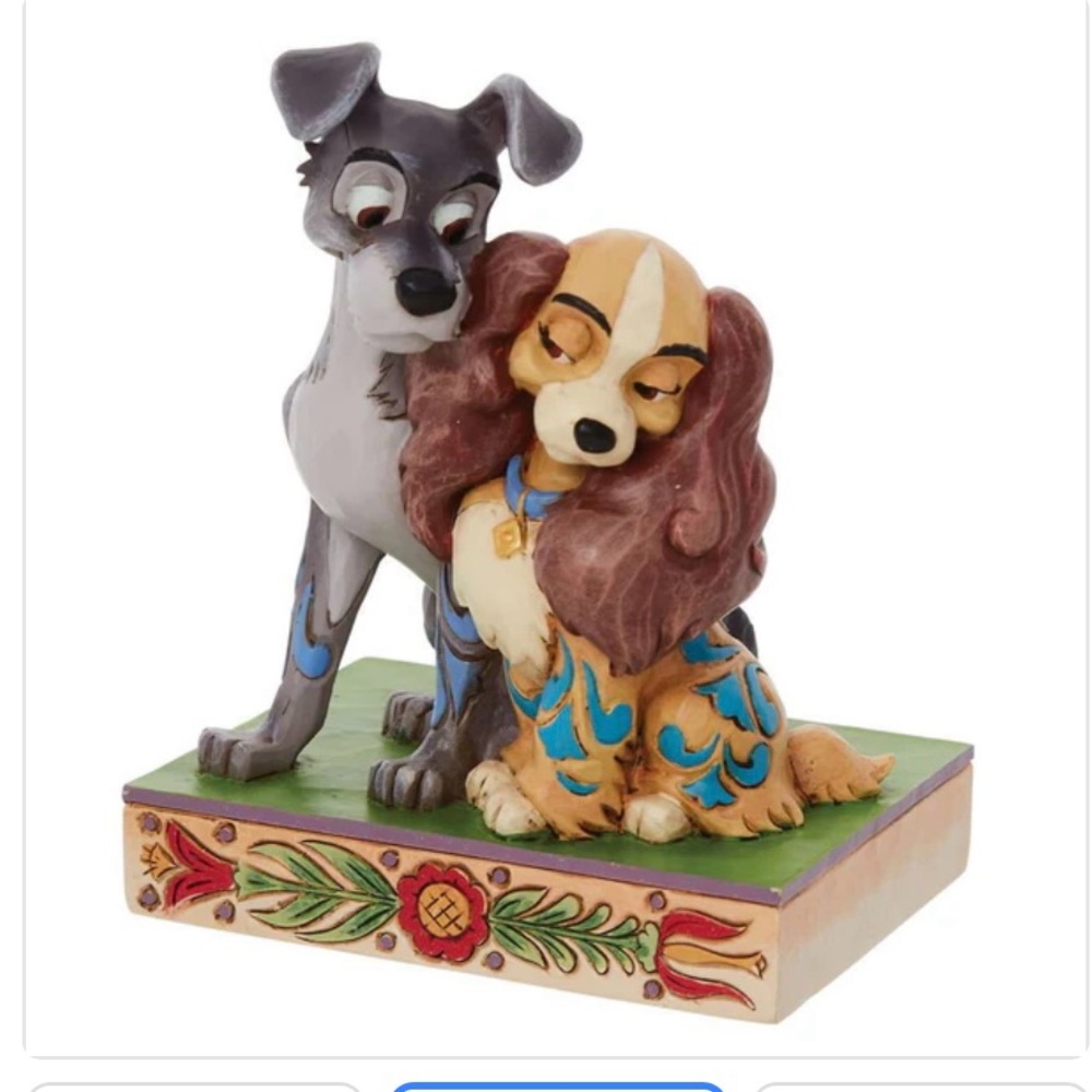 Enesco Disney Traditions by Jim Shore Lady & The Tramp Figurine 4.5 inches tall